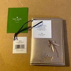 Kate spade NWT Patterson Drive Dragonfly Leather Passport Holder